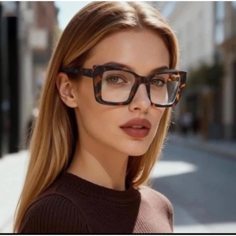Oversize Big Tortoise Women Reading Glasses Large Square Readers New Model 2.5